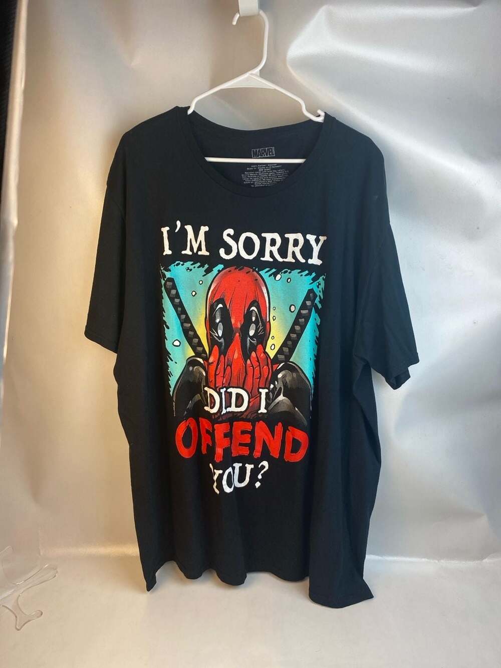 Marvel Deadpool "I'm Sorry Did I Offend You?" Graphic T-Shirt
